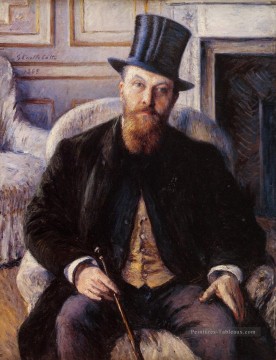 Gustave Caillebotte œuvres - Portrait de Jules Dubois Gustave Caillebotte
